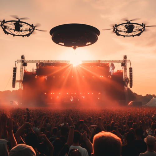 Drone Loudspeakers for Concerts